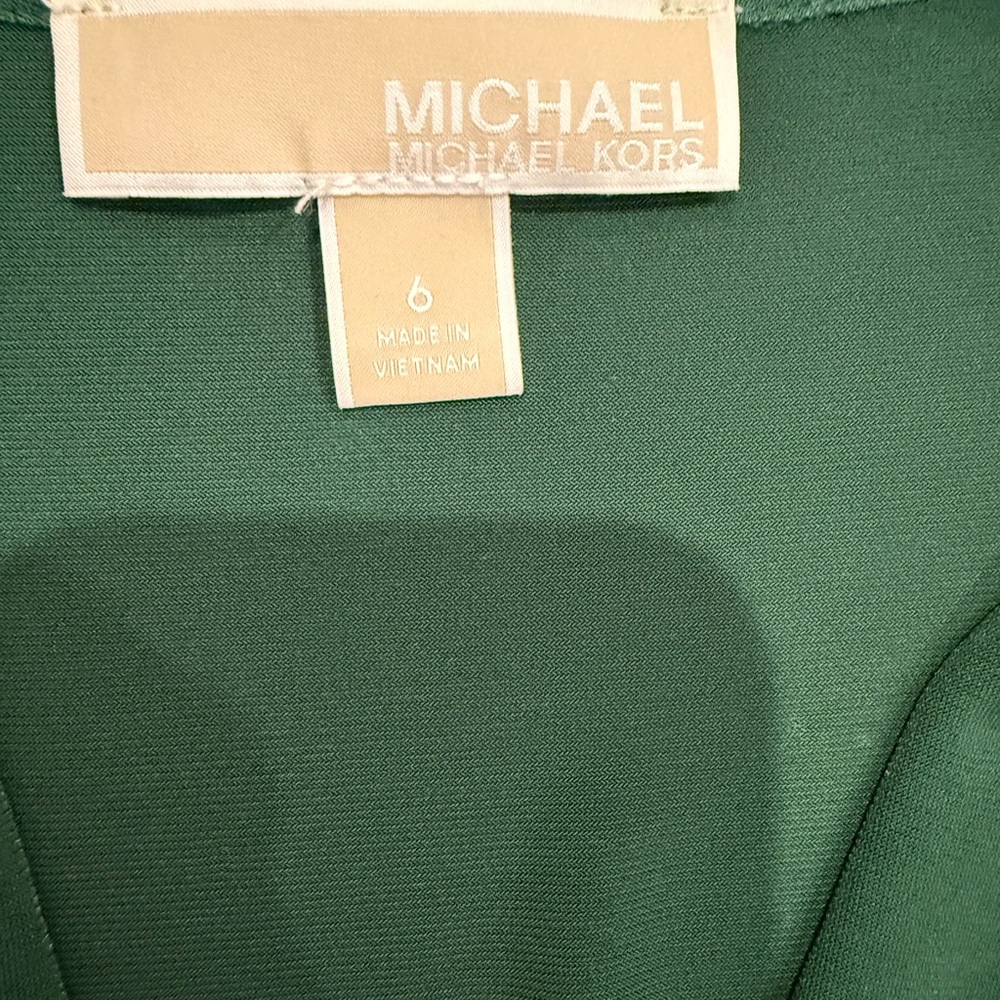Michael Kors Emerald High Low Dress - Picture 2 of 6